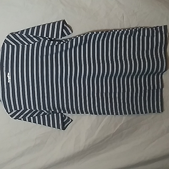 Hang Ten UV Protection UPF 50+ Blue & White Dress w Pockets Women's Small - Picture 3 of 6